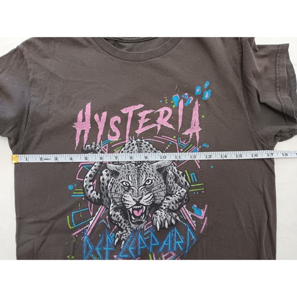 Def Leppard Hysteria Tour 1988 Graphic T Shirt Women's Size Small - Picture 6 of 7